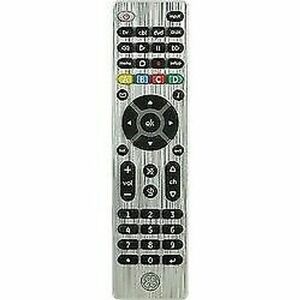General Electric 33709 4 Device Universal Remote Control - Silver